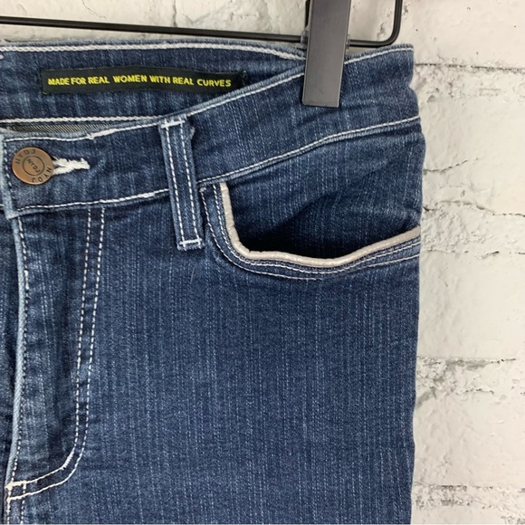 NYDJ Tummy Tuck Dark Blue Wash Curvy Jeans 8 - Picture 5 of 9